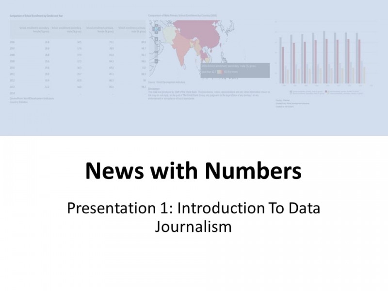 Introduction to Data Journalism